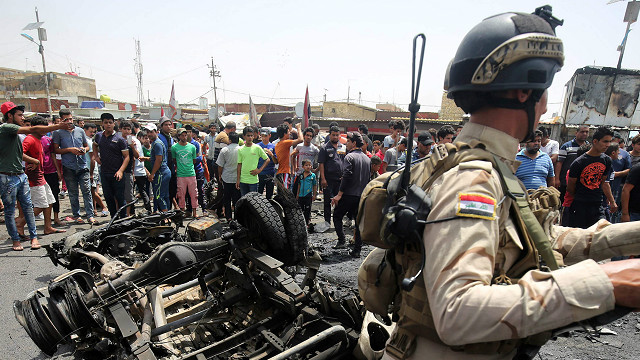Bom Bunuh Diri Guncang Pabrik Gas di Baghdad